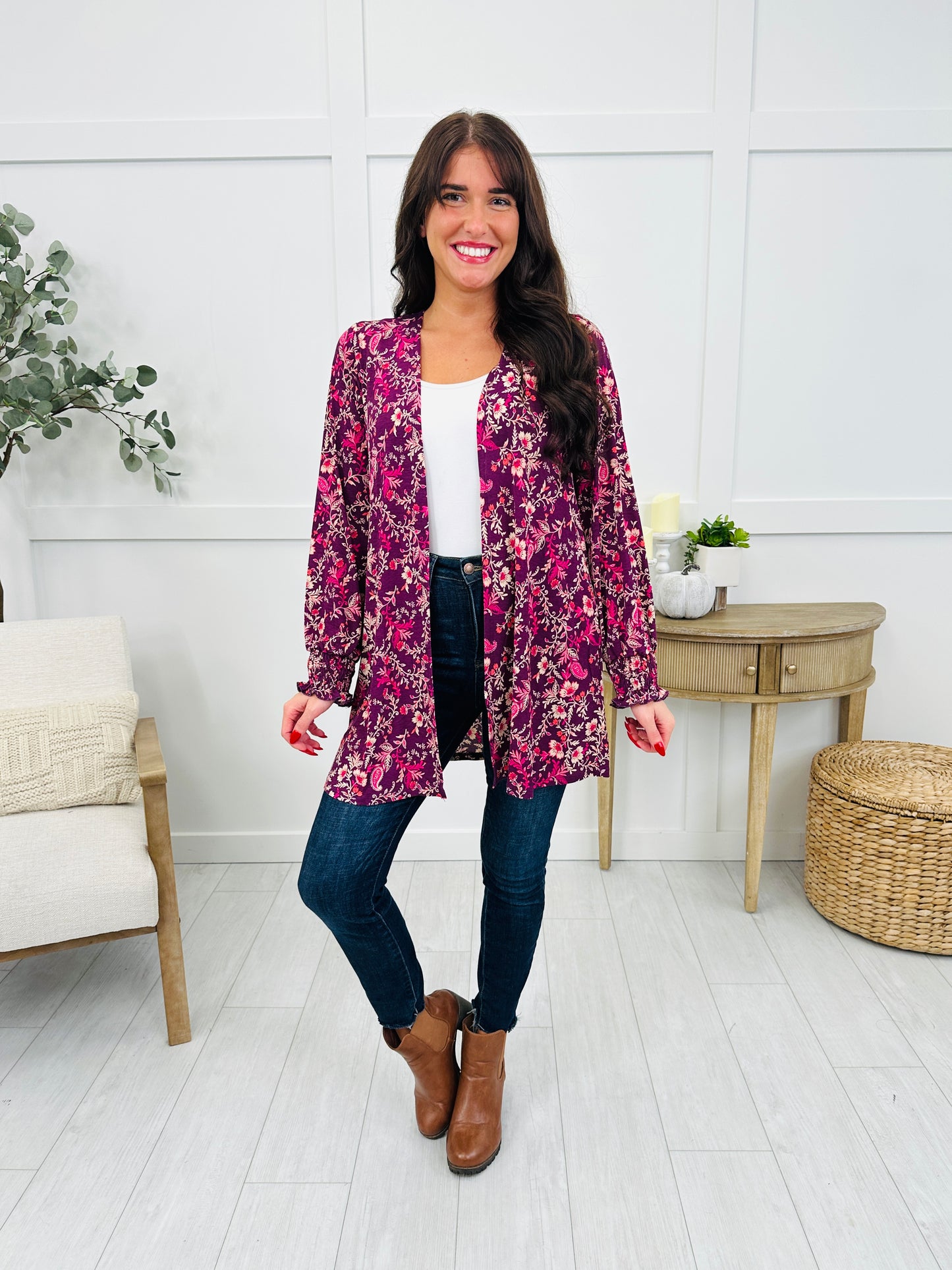 Berry Bloom Cardigan