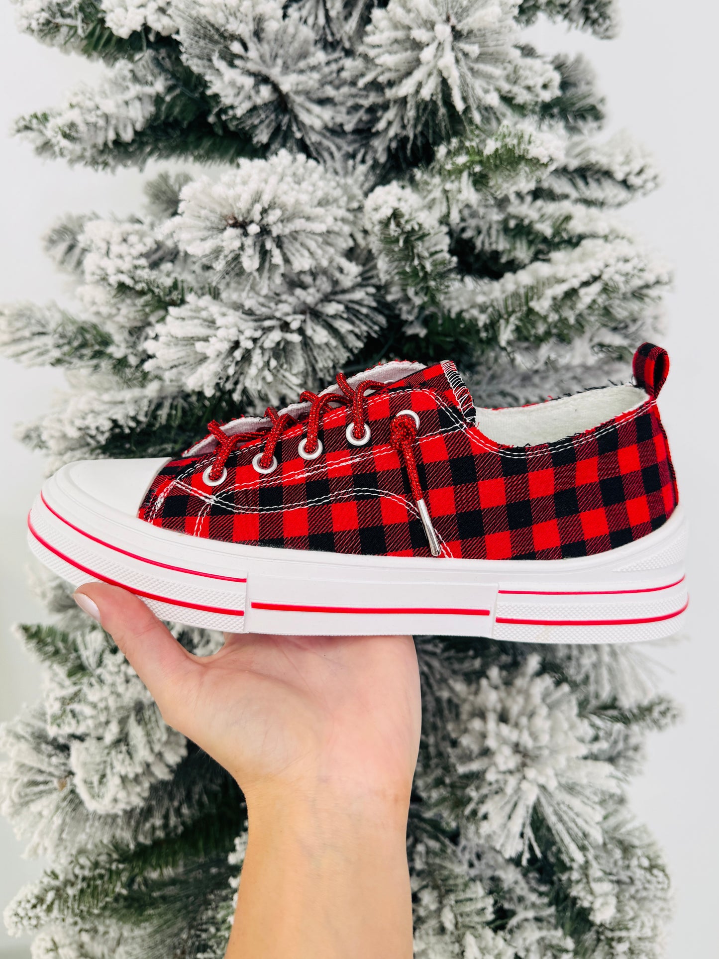 Plaid Perfection Sneakers