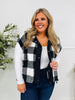 Plaid To Perfection Vest In Black