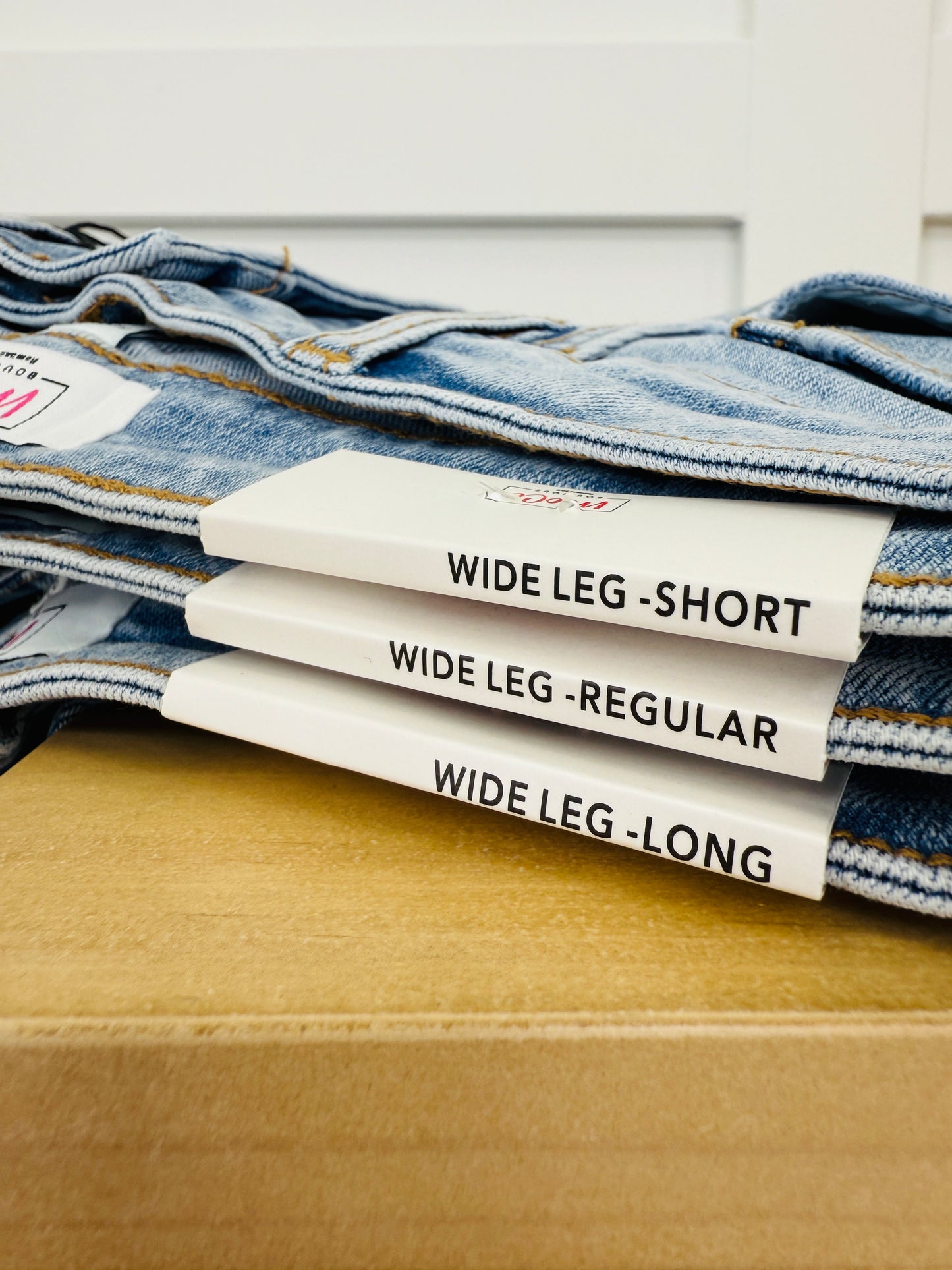 Your Best Side Wide Leg Tummy Control Jeans in Multiple Inseams