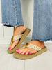 Island Glow Flip Flops In Natural