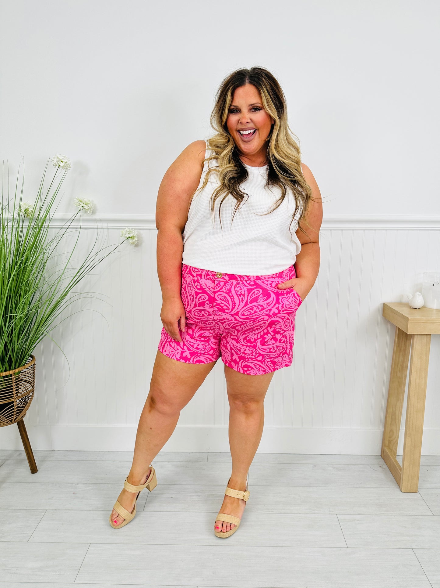 Sweet Summertime Shorts in Savannah Print