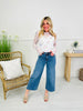Judy Blue Fresh Start Wide Leg Cropped Jeans