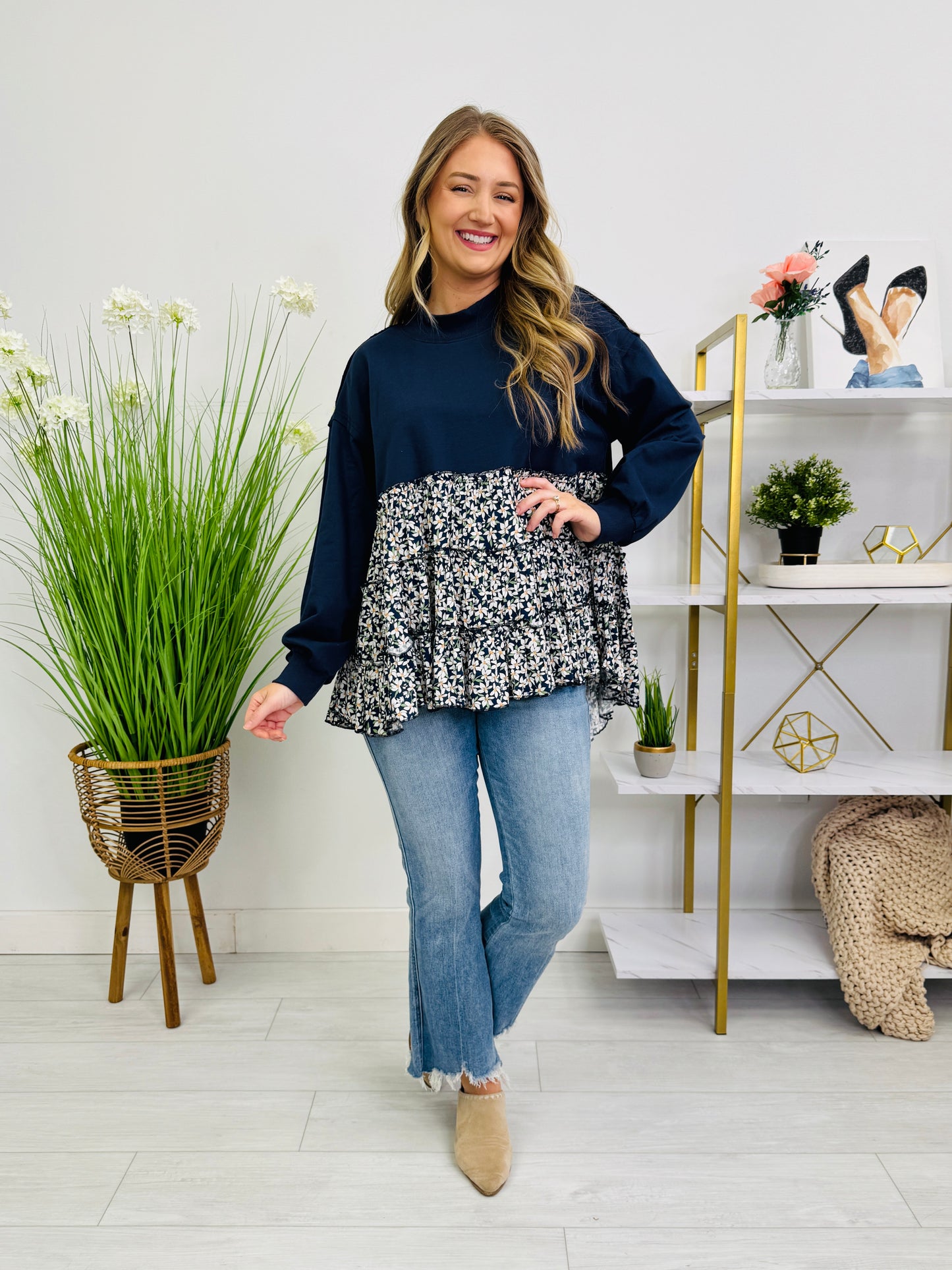 Flora Flounce Top