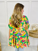 Neon Petals Top In Green