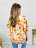 Sweet Magnolia Top In Orange Pepper