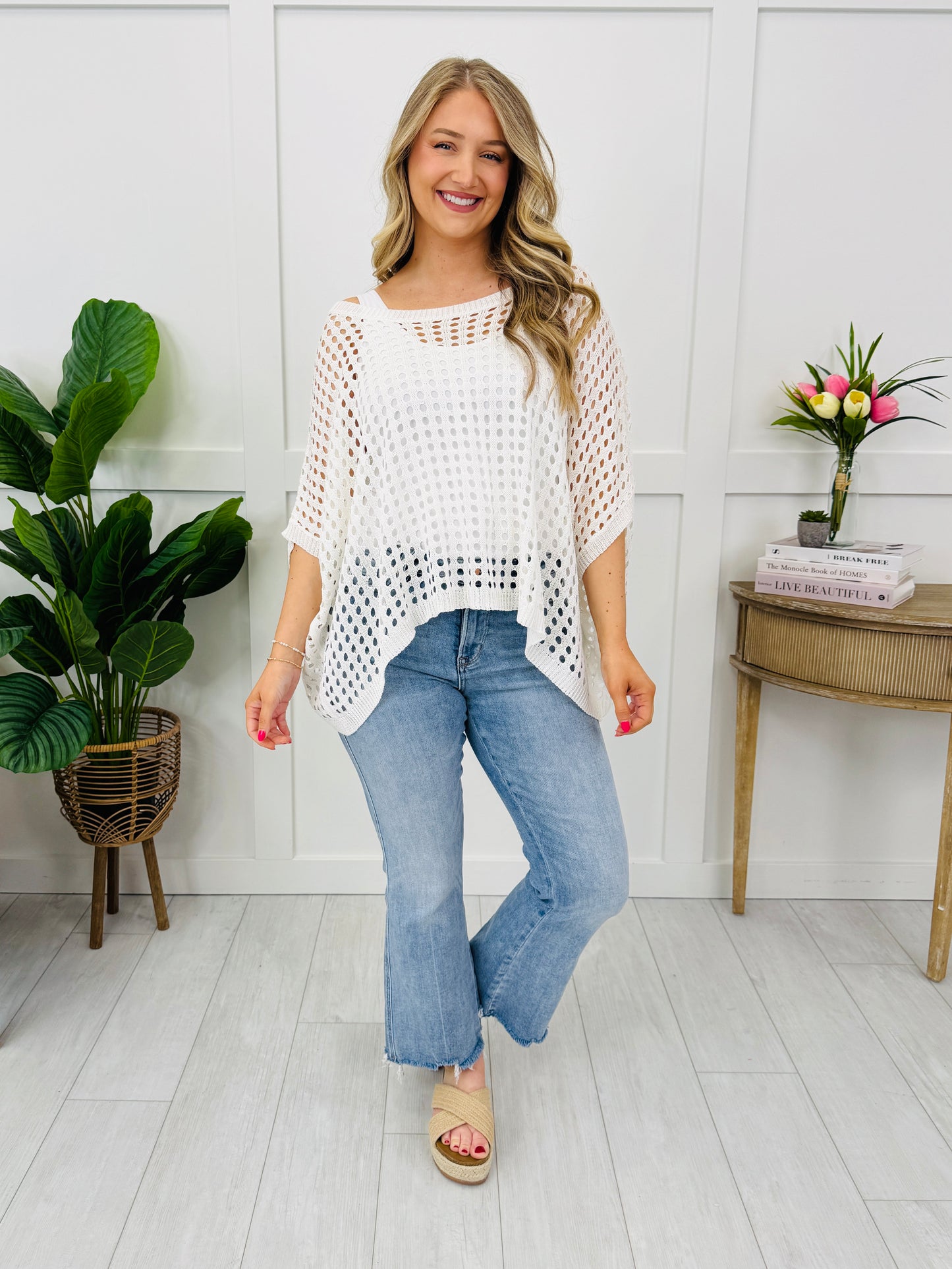 Seaside Mesh Top