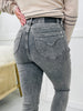 Judy Blue Gorgeous in Gray Tummy Control Butt Lifting Skinny Jeans in Reg/Curvy