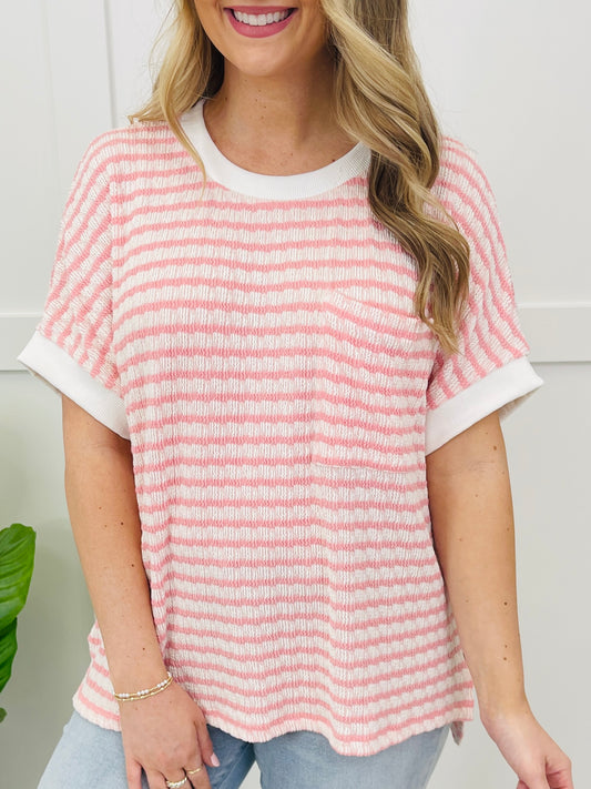 Easy Days Stripe Top In Multiple Colors