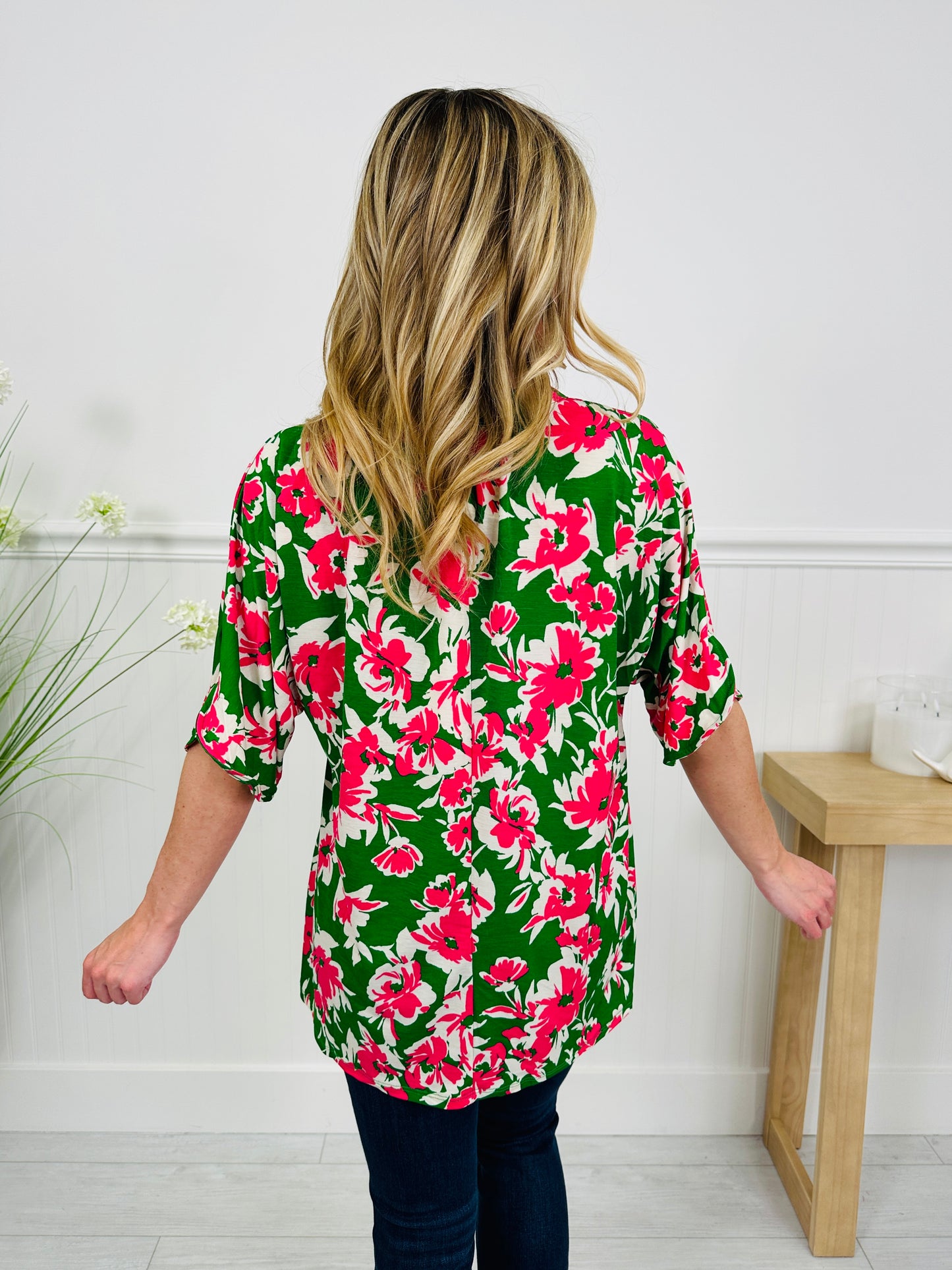 Radiate Sunshine Top in Anna Maria Print
