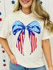 Bow Stars and Stripes Graphic Tee