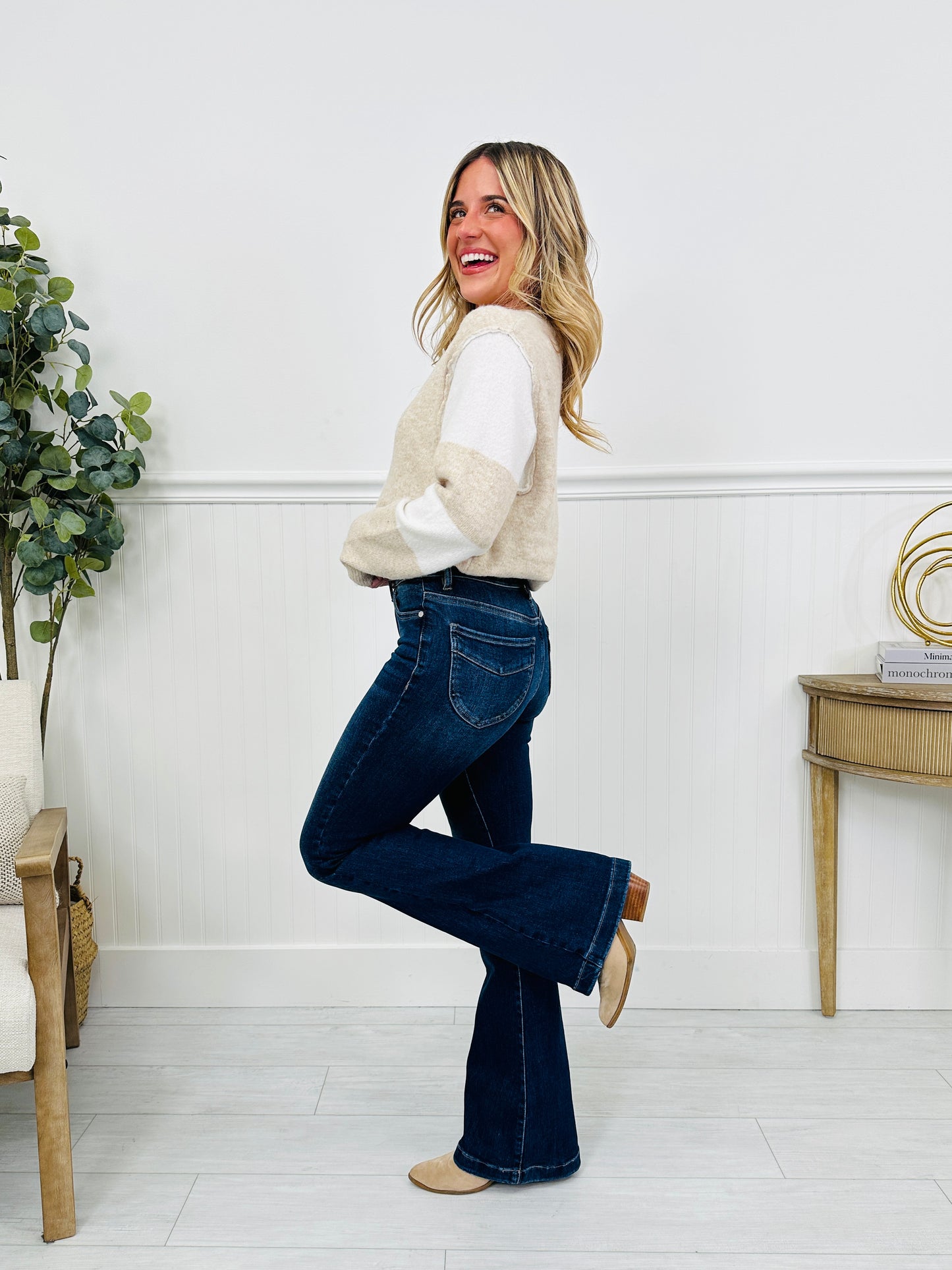 Feeling Good Tummy Control Bootcut Jeans