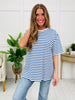 Laidback Lines Top In Multiple Colors