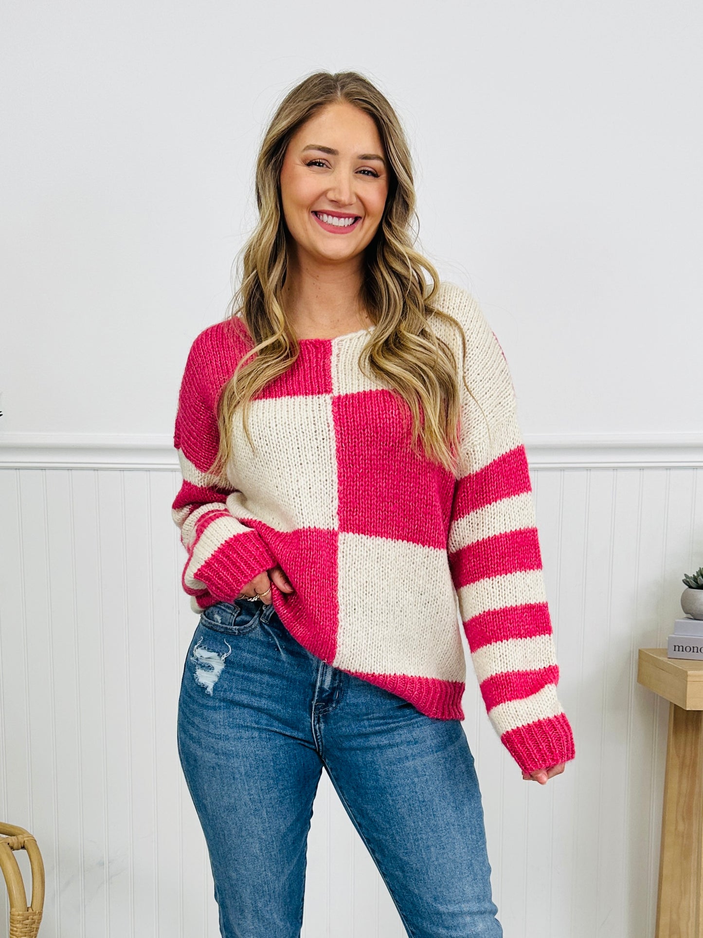 Checked with Love Top