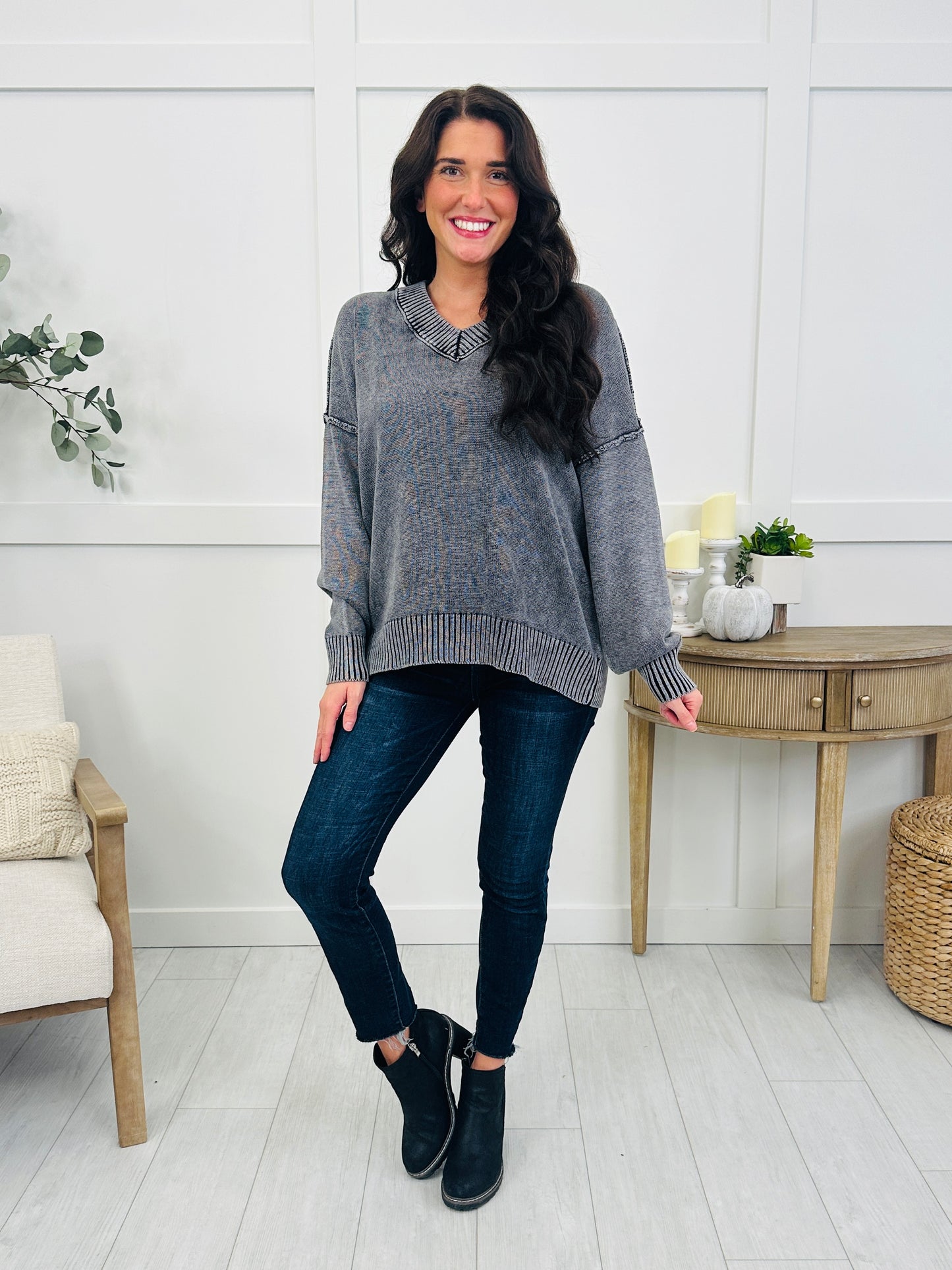 Fade Into You Sweater In Multiple Colors