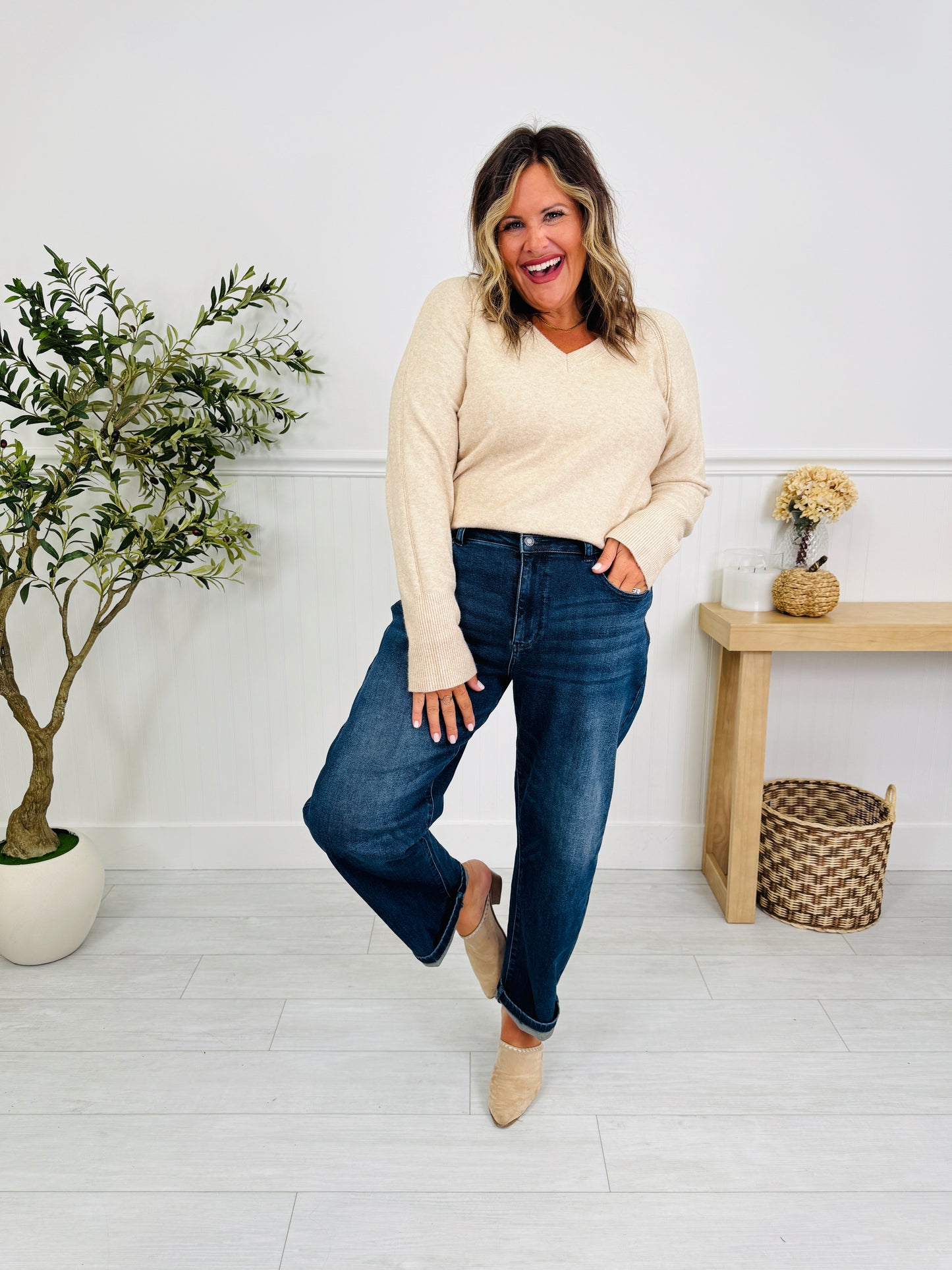Judy Blue Twice As Nice Barrel Jeans