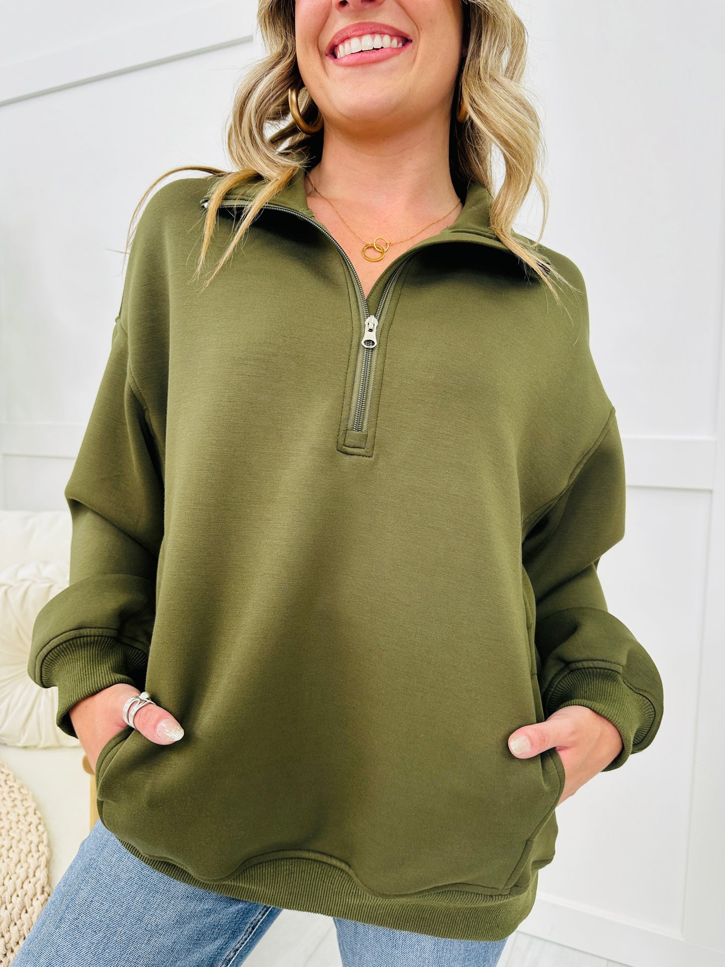 REG/CURVY MOCO Exclusive Super Scuba Pullover In New Fall Colors!