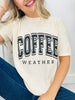 Coffee Weather Graphic Tee in Ivory