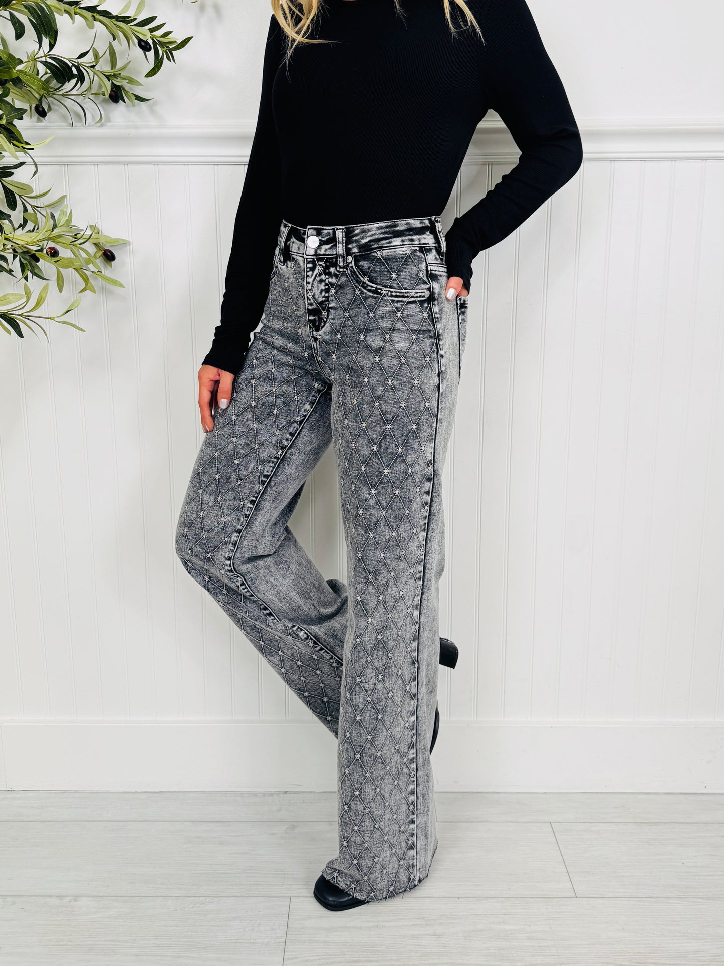 A Little Extra Tummy Control Straight Jeans