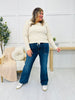 Judy Blue Tied and True Drawstring Wide Leg Jeans in Reg/Curvy