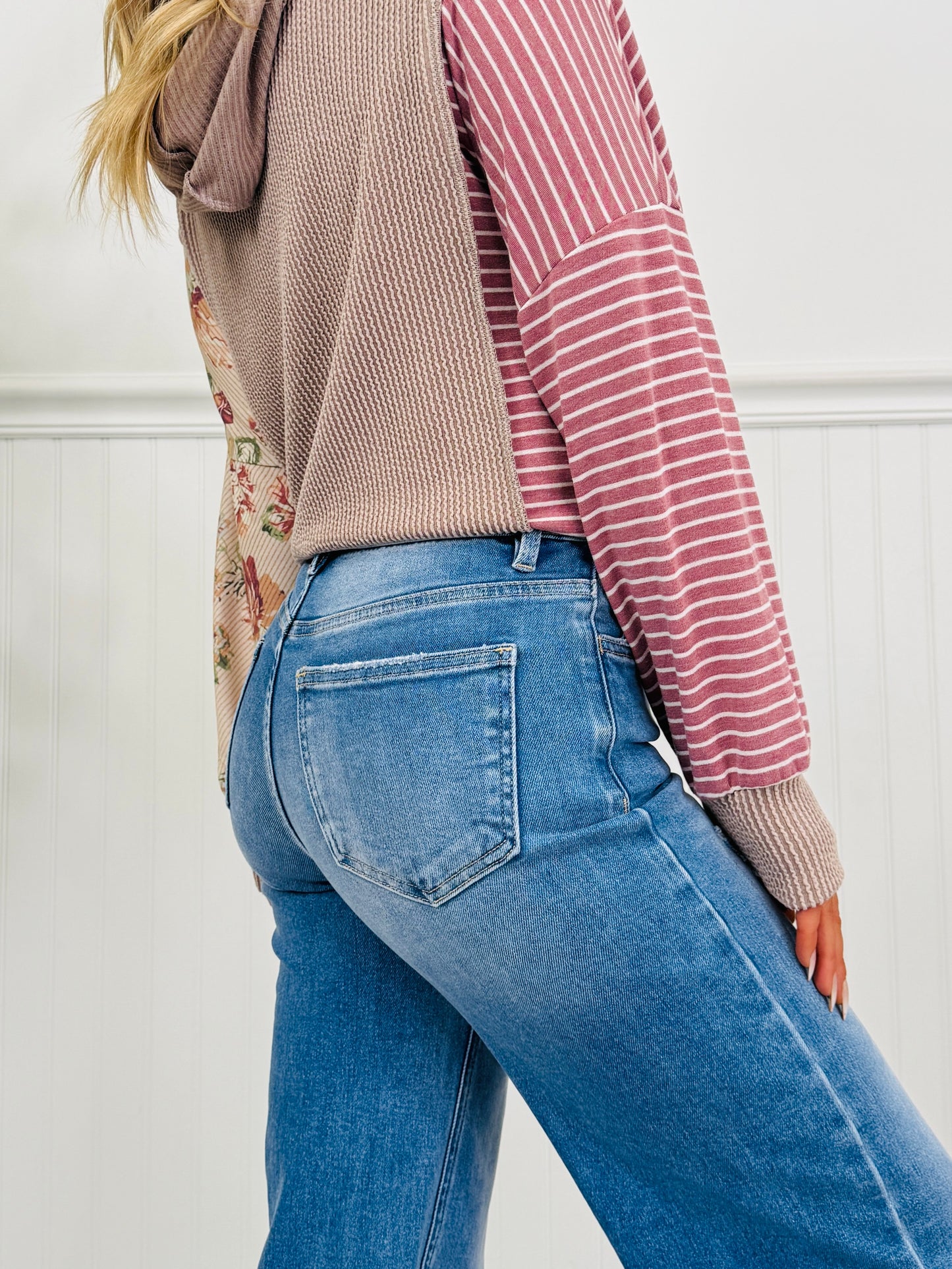 Relaxed & Ready Wide Leg Tummy Control Jeans In Multiple Inseams