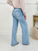 Dream of Me Tummy Control Slim Wide Leg Jeans