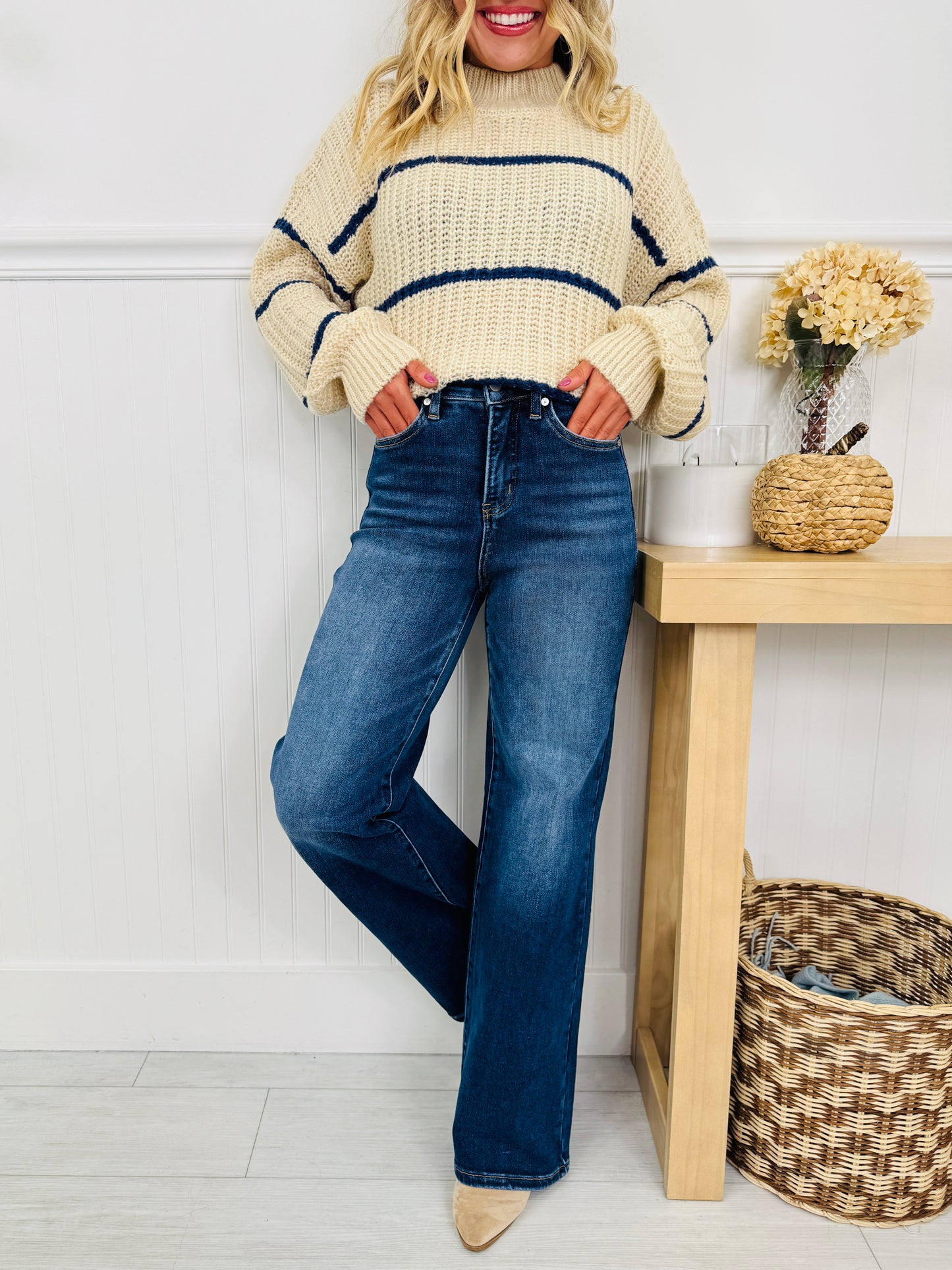 Made For You Wide Leg Jeans in Multiple Inseams
