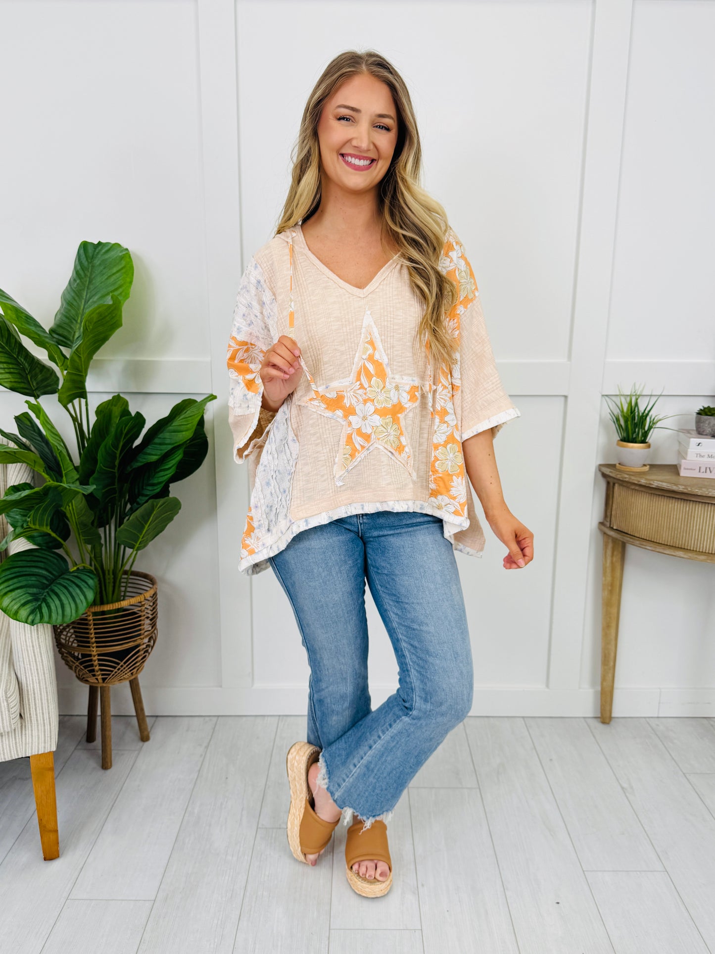 Cosmic Kindness Top in Wheat Beige
