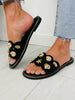 Shell Yeah Baby Sandals In Black