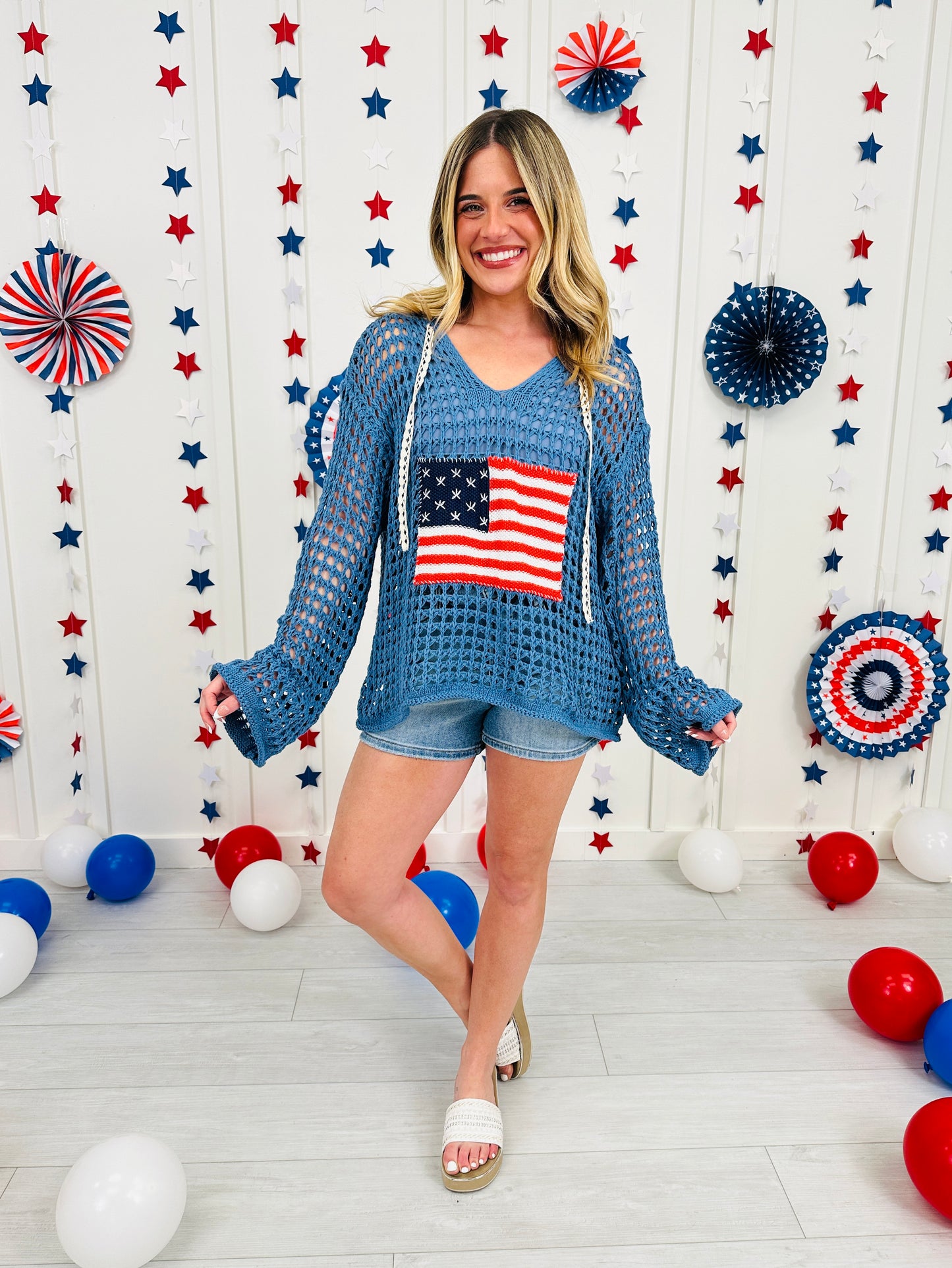Star Spangled Sweetheart Top In Multiple Colors