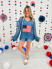Star Spangled Sweetheart Top In Multiple Colors