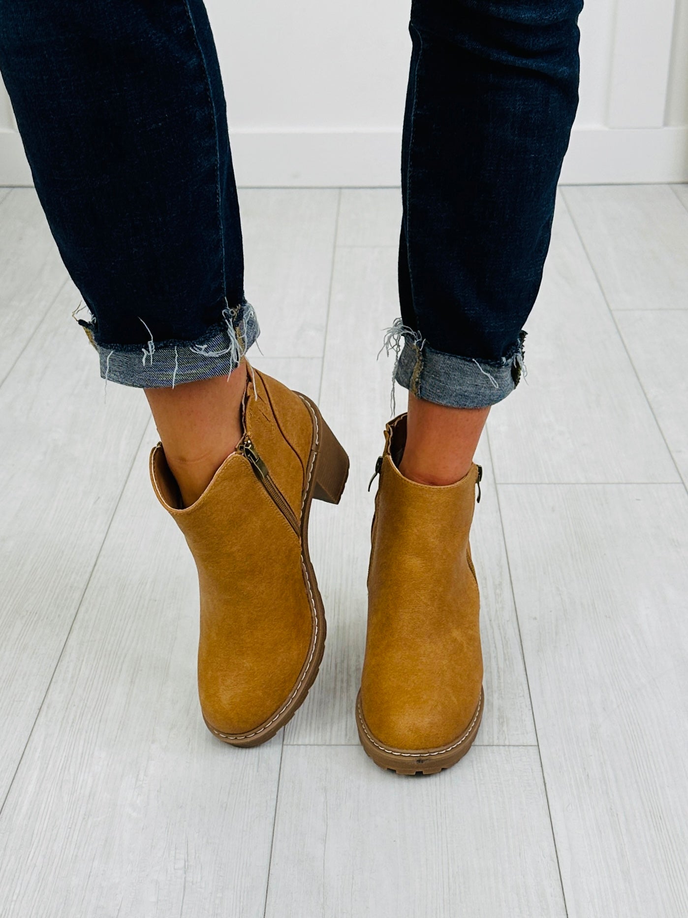 Midnight Avenue Bootie In Camel