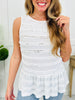 Let Yourself Shine Tank Top In Ivory