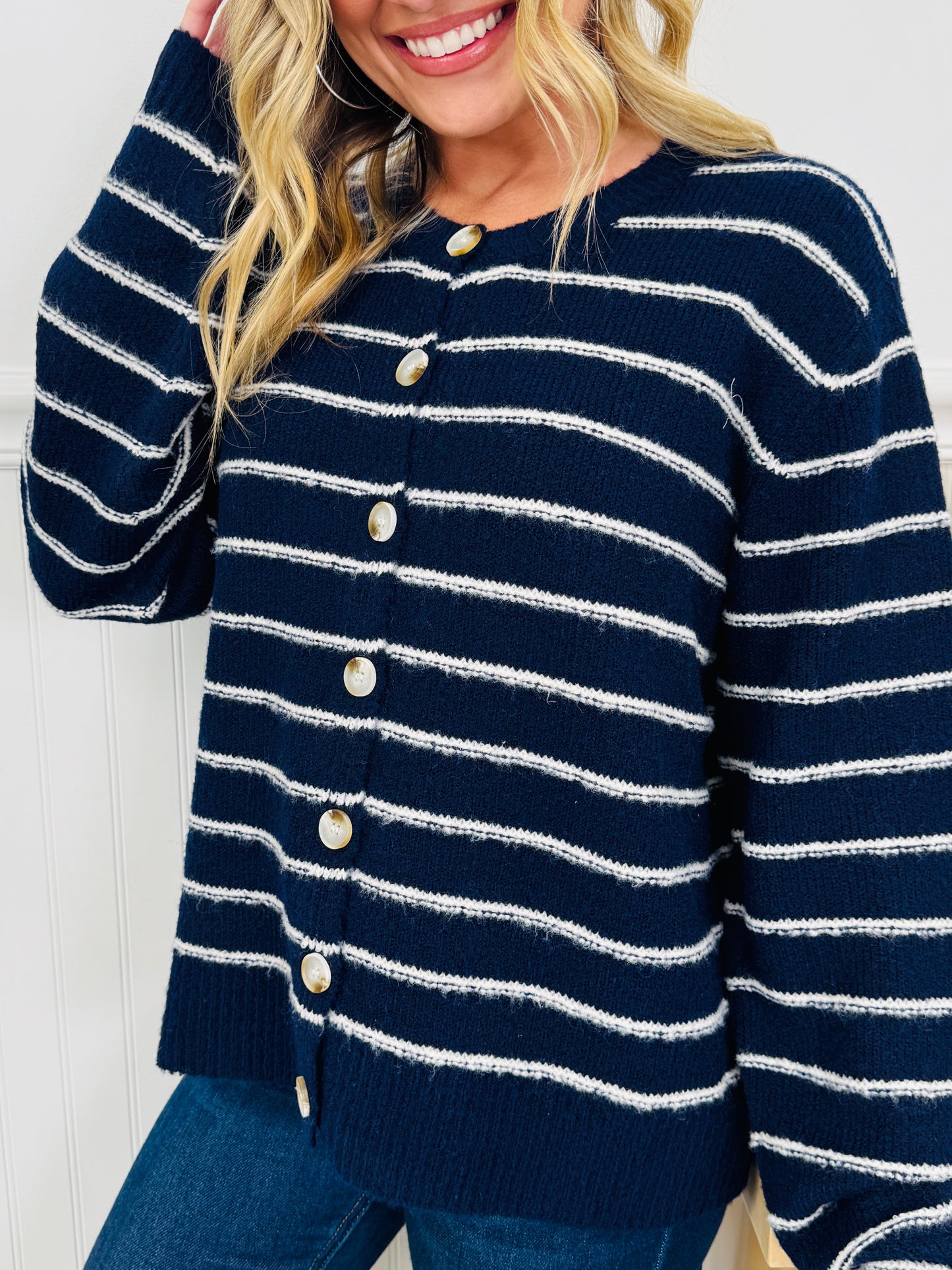 Sweet Stripe Cardigan In Multiple Colors
