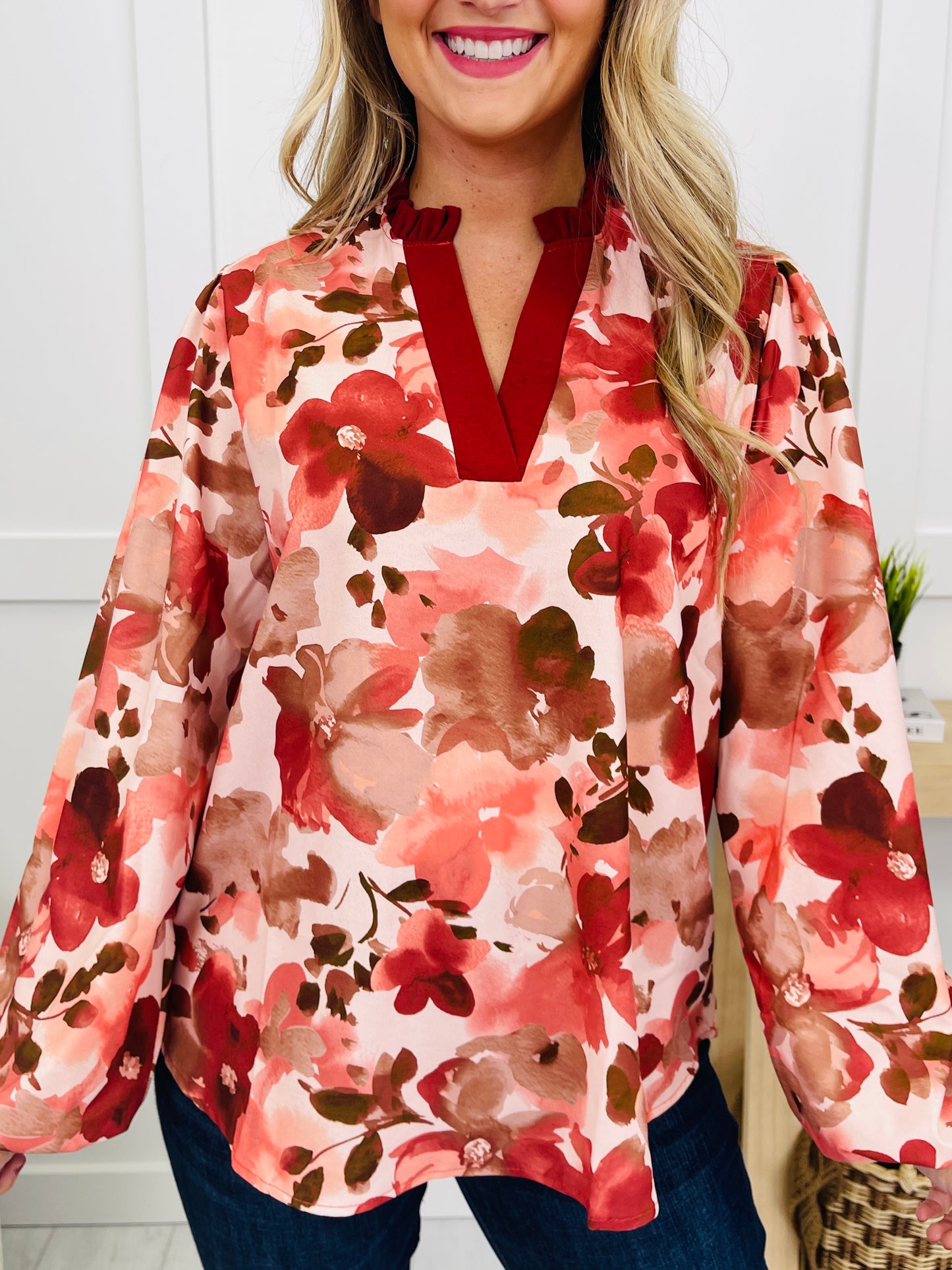 Frosted Blossoms Top