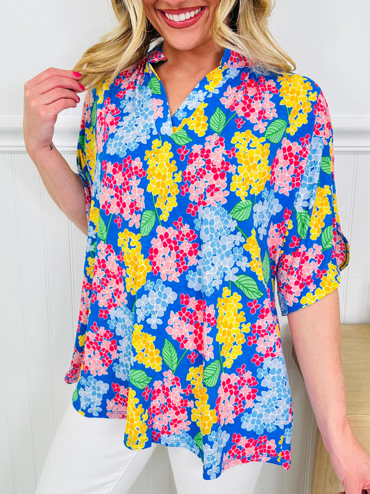 Radiate Sunshine Top in Key Largo Print
