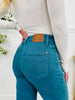 Judy Blue Deep Waters Wide Leg Utility Jeans