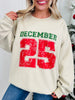 December 25 Graphic Crewneck Sweatshirt