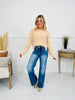 Just Four You Tummy Control Wide Leg Jeans in Four Inseams