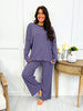 Lounging Around Pants In Purple/Brown