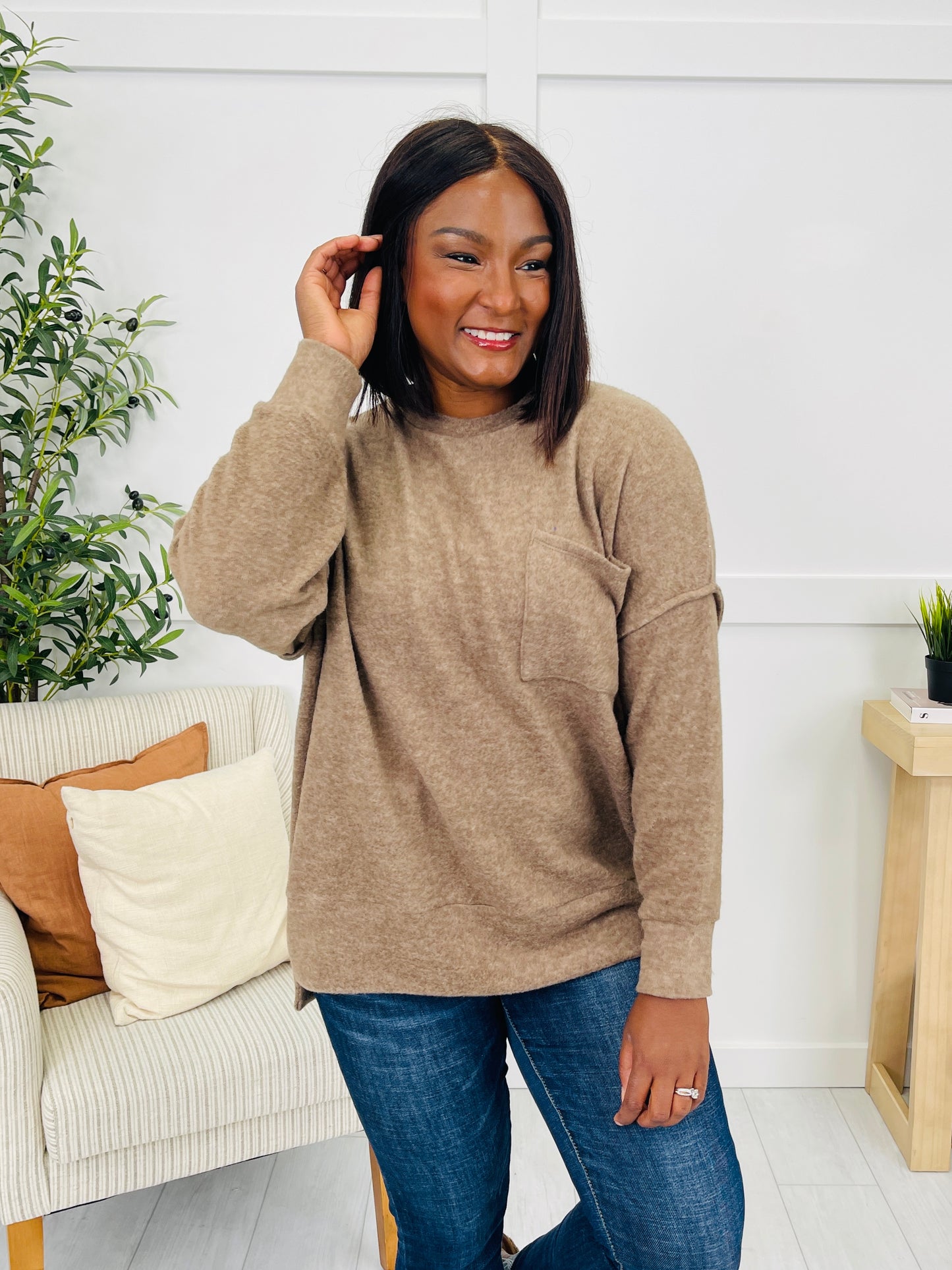 Wearing The Moment Sweater- Multiple Colors!