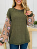 Threaded Secrets Sweater in Olive Mocha Multi