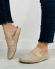 Shine Society Flats in Taupe Suede