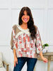 Free Spirit Patchwork Top In Charcoal