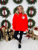 Merry Magic Mock Neck Graphic Sweatshirt