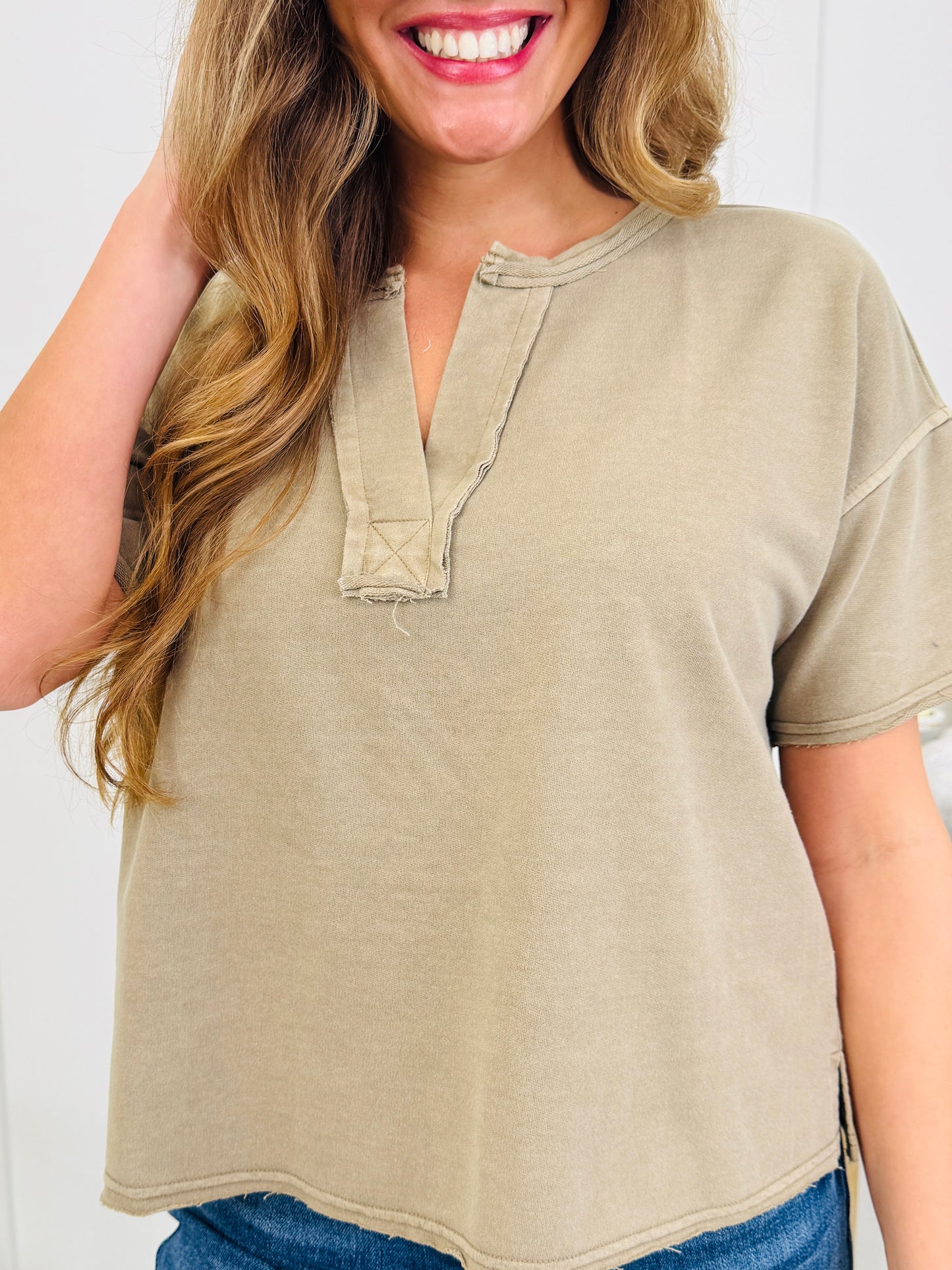 Coffee Run Top In Multiple Colors