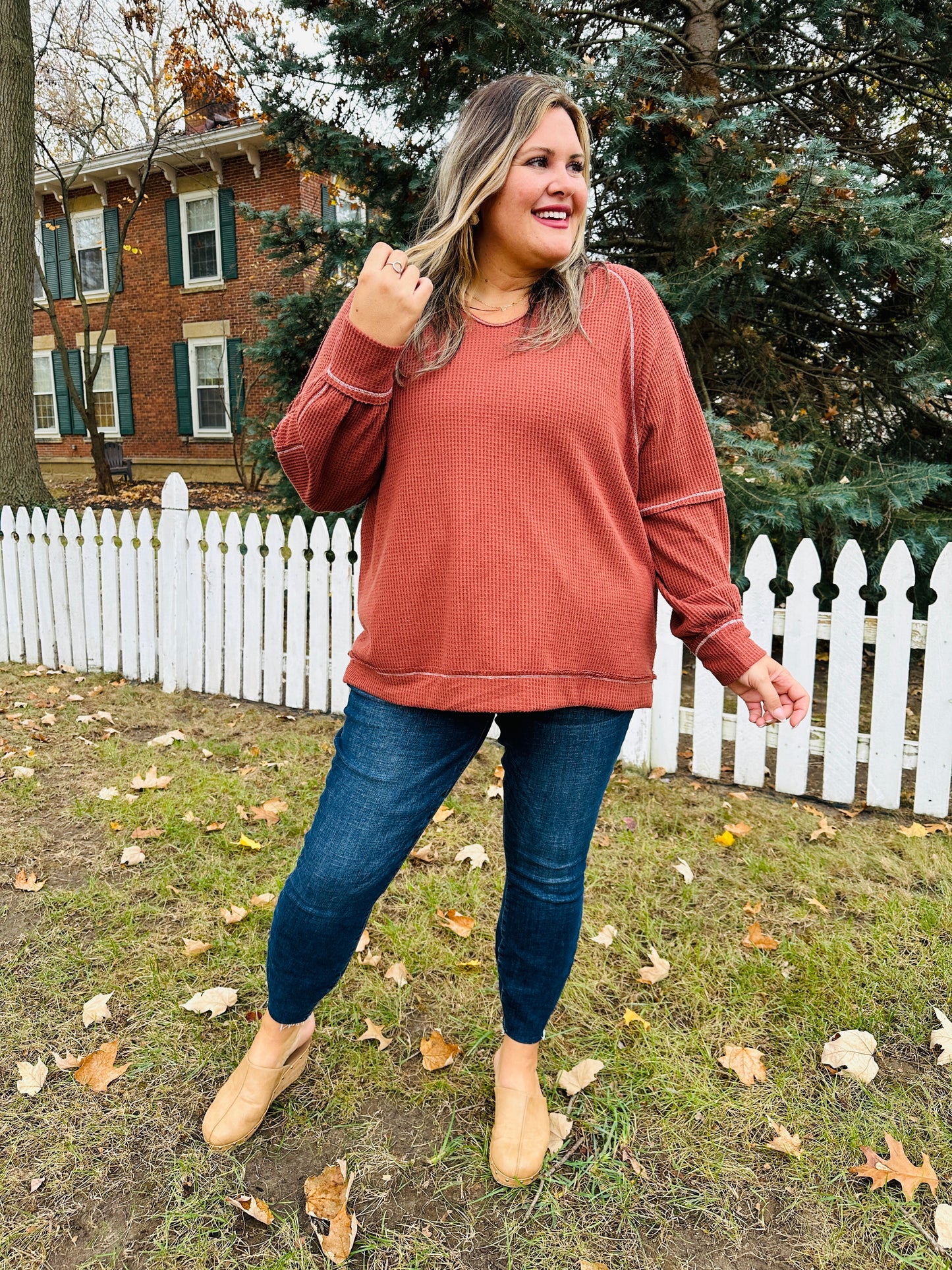 REG/CURVY Falling for Comfort Pullover- Multiple Colors!