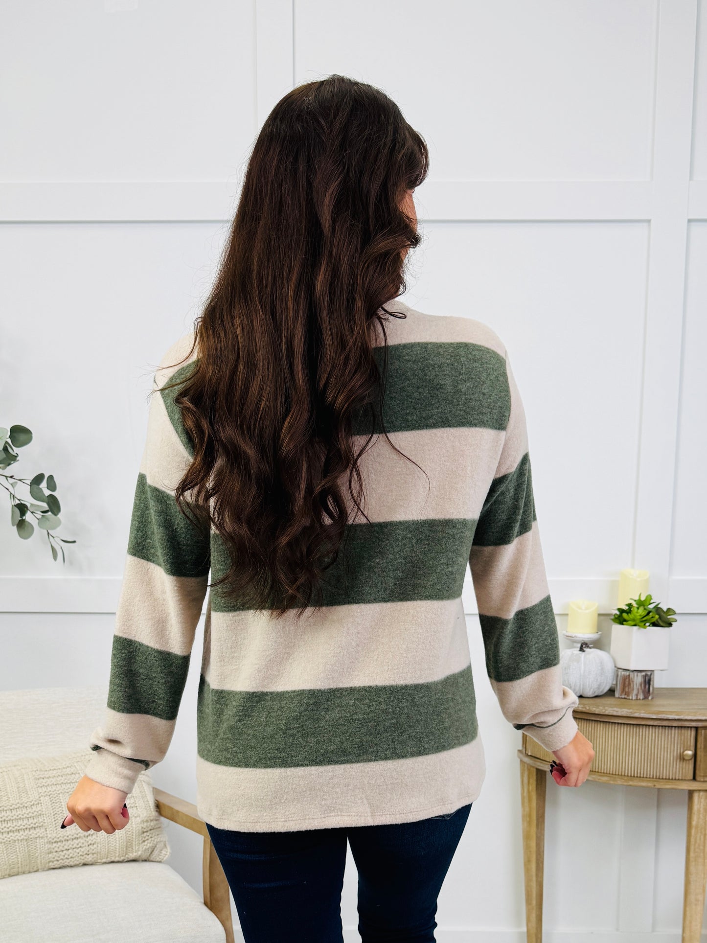 Campfire Comfort Pullover In Dk Olive