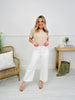 Judy Blue Whispers of White Wide Leg Cropped Jeans