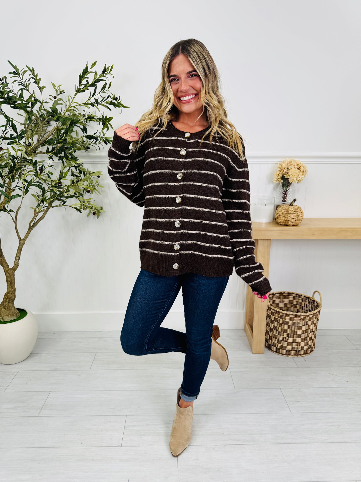 Sweet Stripe Cardigan In Multiple Colors